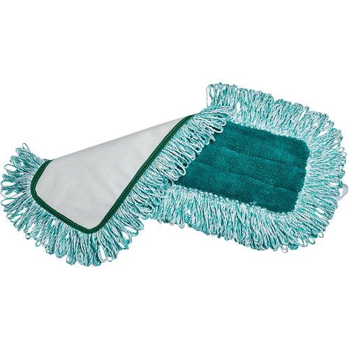Dry Pad with Fringe, Hook and Loop Style, Microfibre/Polyester, 24" L x 5-3/4" W Infinity Industrial Services Inc.