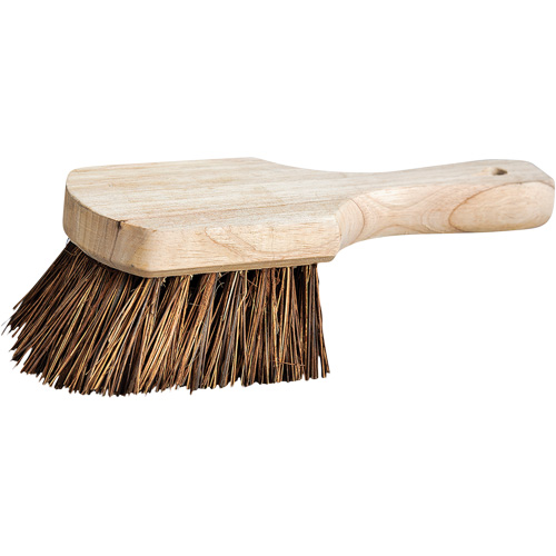 Short Handle Pot Brush, Stiff Bristles, 9" Long, Brown Infinity Industrial Services Inc.