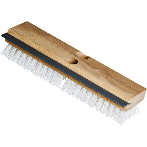 Brosse &agrave; r&eacute;curer utilitaire avec raclette, 11" l, Soies Polypropyl&egrave;ne, Blanc Infinity Industrial Services Inc.