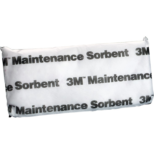 Tampon absorbant de maintenance, Huile seulement, 15" lo x 7" la, 12,6 gal absorption/pqt Infinity Industrial Services Inc.