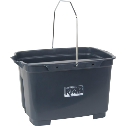 Dual Compartment Bucket, 4.75 US Gal. (19 qt.) Capacity, Grey Infinity Industrial Services Inc.