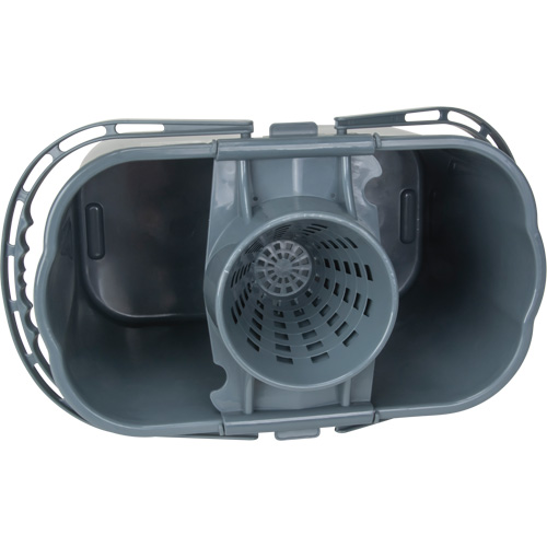 Seau et essoreuse pour vadrouille, Passoire, 3,75 gal. US (15 pintes), Gris Infinity Industrial Services Inc.