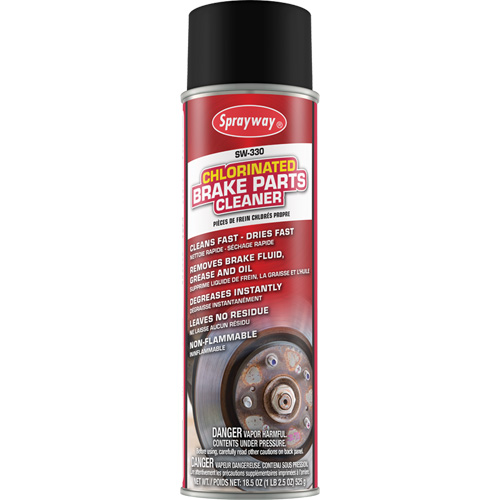 Nettoyant chlor&eacute; pour pi&egrave;ces de freins, Canette a&eacute;rosol Infinity Industrial Services Inc.