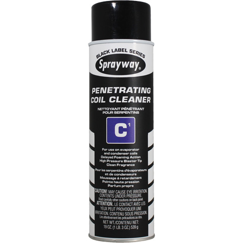 Nettoyant p&eacute;n&eacute;trant pour serpentins C1, 19 oz liq., Canette a&eacute;rosol Infinity Industrial Services Inc.