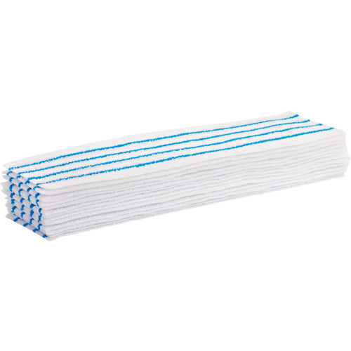 Disposable Mop Pad, Hook and Loop Style, Microfibre, 18" L x 4" W Infinity Industrial Services Inc.