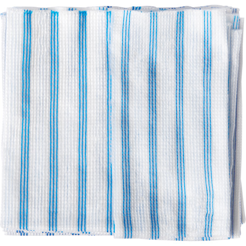 Disposable Single-Use Cloths, Microfibre, Blue/White Infinity Industrial Services Inc.