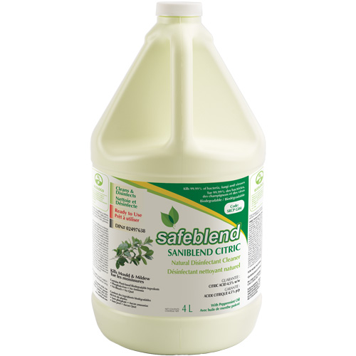 CITRIC Peppermint Oil Disinfectant Cleaner, 4 L, Jug Infinity Industrial Services Inc.