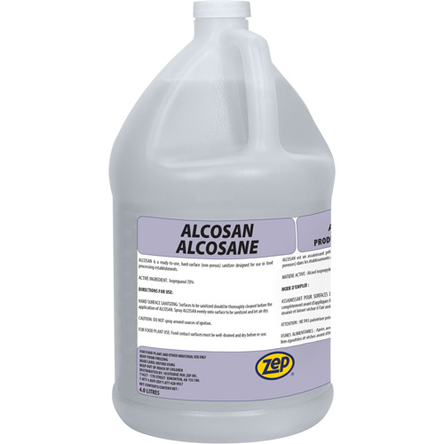 D&eacute;sinfectant de surfaces dures Alcosan, 4 L, Cruche Infinity Industrial Services Inc.