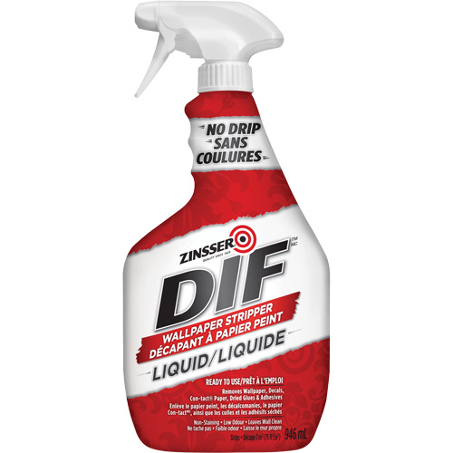 DIF&reg; Fast-Acting Wallpaper Stripper, 946 ml, Trigger Bottle Infinity Industrial Services Inc.