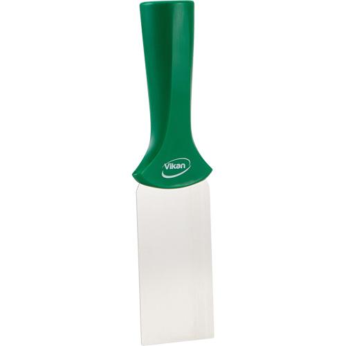 Grattoir en acier inoxydable avec poign&eacute;e montable sur manche, Vert, 2" la x 8" lo Infinity Industrial Services Inc.