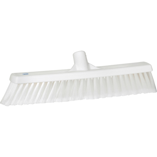 Fine Particle Push Broom, Fine/Split Bristles, 16-1/4", Polypropylene, White Infinity Industrial Services Inc.