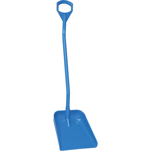 Ergonomic Large Blade Shovel, 51" Length, Plastic, Blue Infinity Industrial Services Inc.