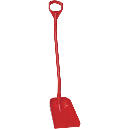 Pelle ergonomique &agrave; lame r&eacute;duite, Longueur de 50", Plastique, Rouge Infinity Industrial Services Inc.