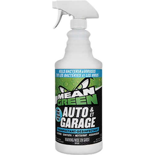 Mean Green&reg; Auto & Garage Disinfectant, 1.18 L, Trigger Bottle Infinity Industrial Services Inc.