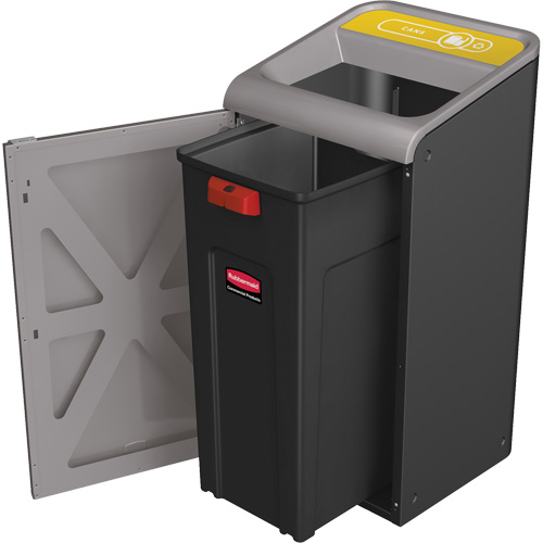 Conteneur pour d&eacute;chets de bidon Configure, Vrac/Bord de rue/De bureau, Acier, 15 gal. US Infinity Industrial Services Inc.