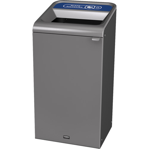 Conteneur pour d&eacute;chets de recyclage m&eacute;lang&eacute;s Configure, Vrac/Bord de rue/De bureau, Acier, 23 gal. US Infinity Industrial Services Inc.