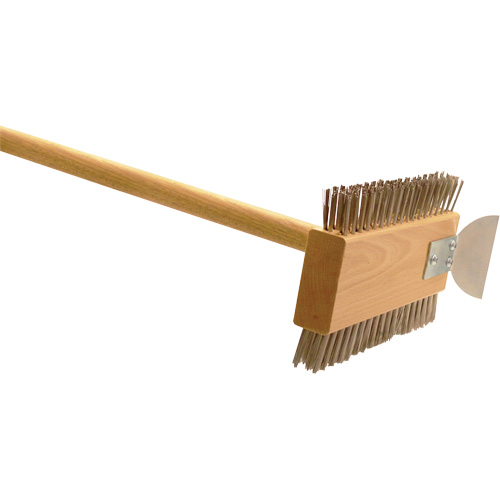 Brosse &agrave; gril commerciale double face, Acier inoxydable, Longueur 30" Infinity Industrial Services Inc.