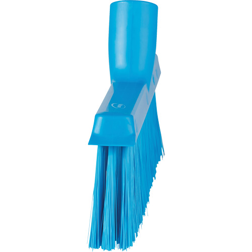 Balai biseaut&eacute; avec pas de vis inclin&eacute;, Crins Moyen, 10", Polyester, Bleu Infinity Industrial Services Inc.