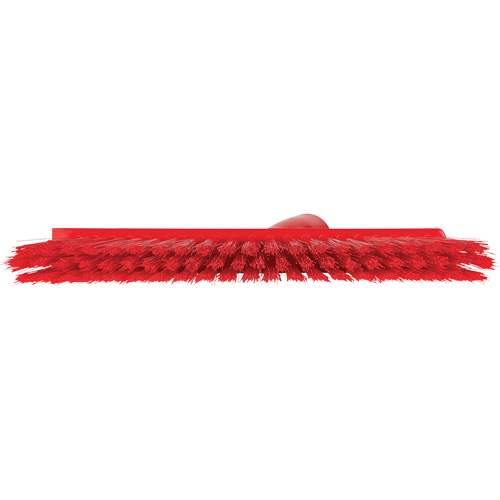 Balai biseaut&eacute; avec pas de vis inclin&eacute;, Crins Moyen, 10", Polyester, Rouge Infinity Industrial Services Inc.