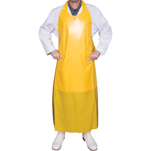 Top Dog 8 Mil. Apron, Polyurethane, 50" L x Yellow Infinity Industrial Services Inc.