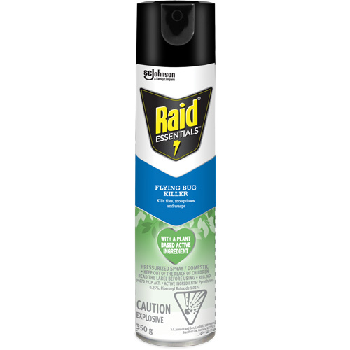 Insecticide pour insectes volants Essentials Raid, 350 g, Canette a&eacute;rosol Infinity Industrial Services Inc.