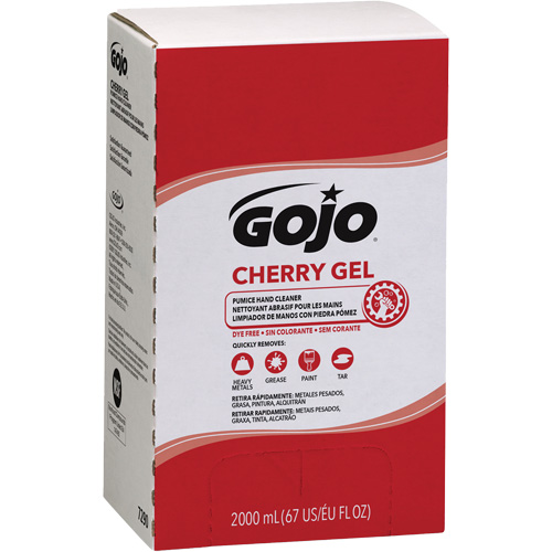 Nettoyant &agrave; mains pour distributeur Pro TDX, Gel/Pierre ponce, 2000 ml, Recharge, Cerise Infinity Industrial Services Inc.