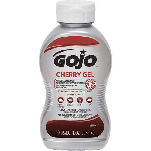 Nettoyant &agrave; mains, Gel/Pierre ponce, 295,74 ml, Bouteille, Cerise Infinity Industrial Services Inc.