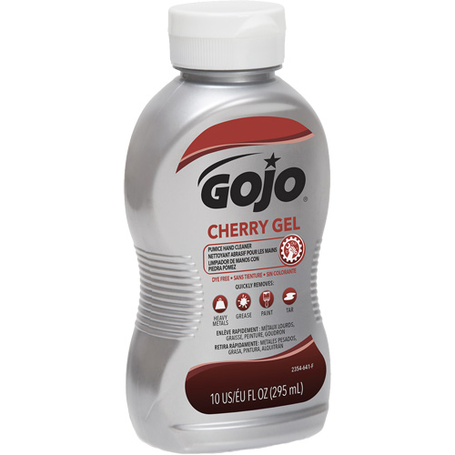 Nettoyant &agrave; mains, Gel/Pierre ponce, 295,74 ml, Bouteille, Cerise Infinity Industrial Services Inc.