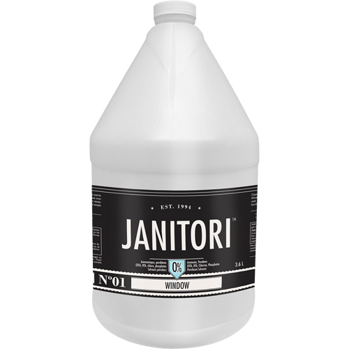 Nettoyant &agrave; fen&ecirc;tre Janitori 01, 4 L, Cruche Infinity Industrial Services Inc.