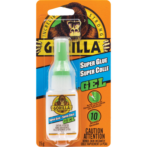 Super Glue Gel, 15 g, Bottle, Clear Infinity Industrial Services Inc.