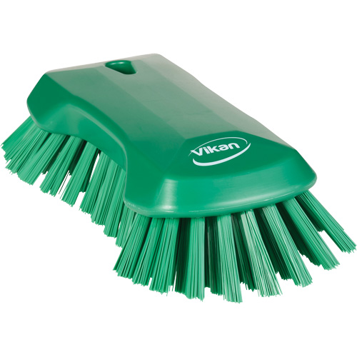 Brosse &agrave; main, Soies Tr&egrave;s ferme, Longueur de 9-1/10", Vert Infinity Industrial Services Inc.