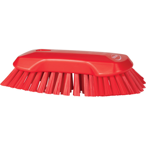 Hand Brush, Extra Stiff Bristles, 9-1/10" Long, Red Infinity Industrial Services Inc.