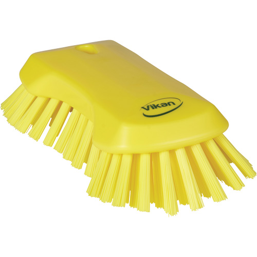 Brosse &agrave; main, Soies Tr&egrave;s ferme, Longueur de 9-1/10", Jaune Infinity Industrial Services Inc.