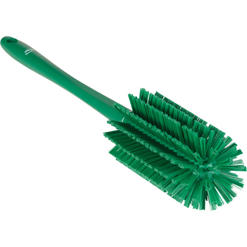 Medium Brush with Handle, Stiff Bristles, 17" Long, Green Infinity Industrial Services Inc.