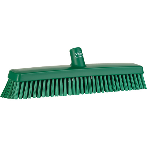 T&ecirc;te de balai-brosse, Crins Fin/Ferme, 16-1/2", Polyester/Polypropyl&egrave;ne, Vert Infinity Industrial Services Inc.