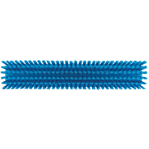 Push Broom Head, Fine/Stiff Bristles, 16-1/2", Polyester/Polypropylene, Blue Infinity Industrial Services Inc.