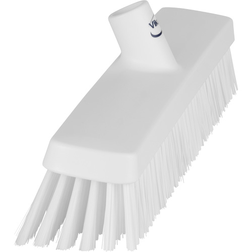 Push Broom Head, Fine/Stiff Bristles, 16-1/2", Polyester/Polypropylene, White Infinity Industrial Services Inc.
