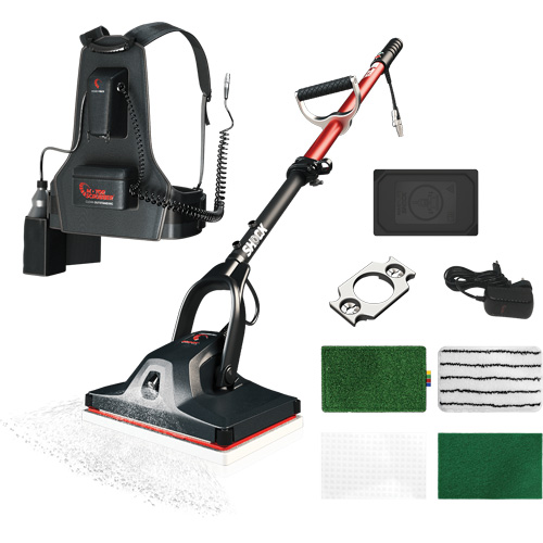 Shock Oscillating Floor Cleaning Machine with Backpack, Cleaner Infinity Industrial Services Inc.