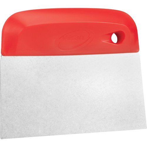 Flexible Stainless Steel Dough Cutter/Scraper, Red, 4-1/2" W x 5-3/4" L Infinity Industrial Services Inc.