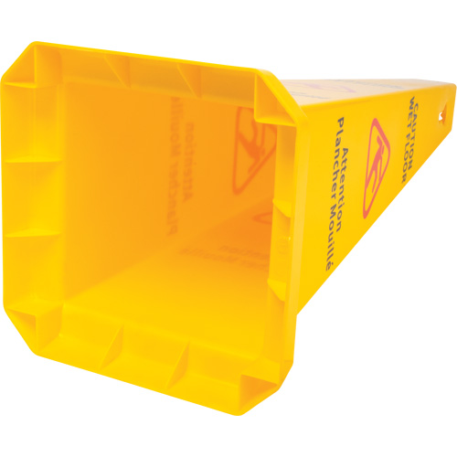 Wet Floor Safety Cone, Bilingual with Pictogram Infinity Industrial Services Inc.