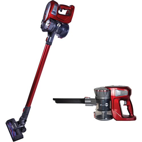 Aspirateur-balai sans fil Rapid Red, Sec, 0,5 gal. US (1,89 Litres) Infinity Industrial Services Inc.