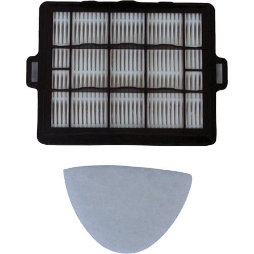 Ensemble de pr&eacute;filtre HEPA pour moteur et filtre d'&eacute;chappement en mousse pour aspirateur sac-&agrave;-dos Ergo et Ergo Pro Infinity Industrial Services Inc.
