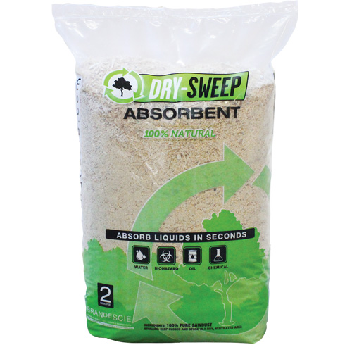 Dry Sweep Biodegradable Natural Absorbent, Bag, 22 lbs. (10 kg) Infinity Industrial Services Inc.
