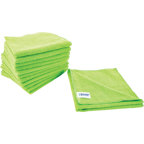 Chiffon de d&eacute;poussi&eacute;rage et nettoyage, Microfibre, Vert Infinity Industrial Services Inc.