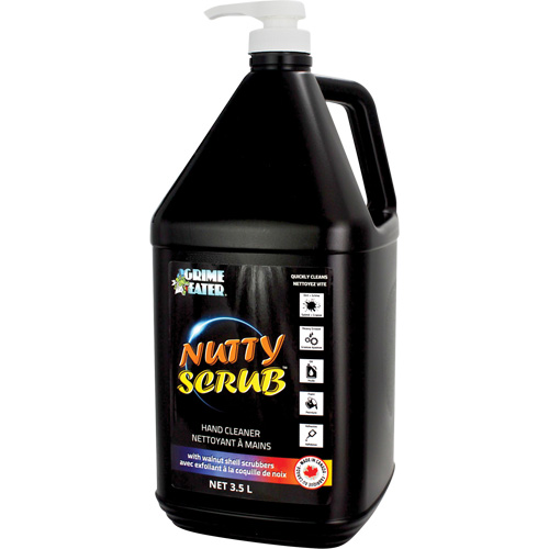 Nettoyant &agrave; mains avec exfoliant en coquille de noyer Nutty Scrub, Pierre ponce, 3,5 L, Bouteille, Sans parfum Infinity Industrial Services Inc.