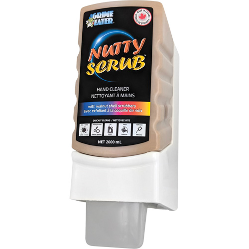 Nettoyant &agrave; mains avec exfoliant en coquille de noyer Nutty Scrub, Pierre ponce, 2000 ml, Cartouche en plastique, Sans parfum Infinity Industrial Services Inc.