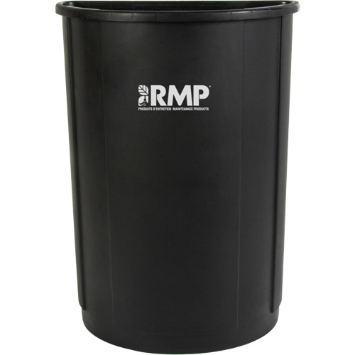 Poubelle demi-ronde, Poly&eacute;thyl&egrave;ne, 21 gal. US Infinity Industrial Services Inc.