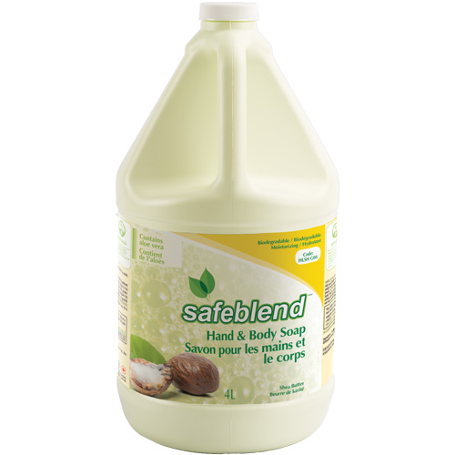 Savon au beurre de karit&eacute; pour les mains et le corps, Liquide, 4 L, Parfum&eacute; Infinity Industrial Services Inc.