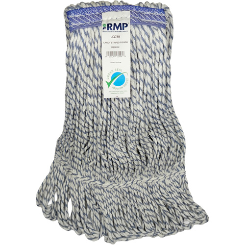 Candy-Striped Mop Head, Floor Finishing, Synthetic, Loop Style Infinity Industrial Services Inc.