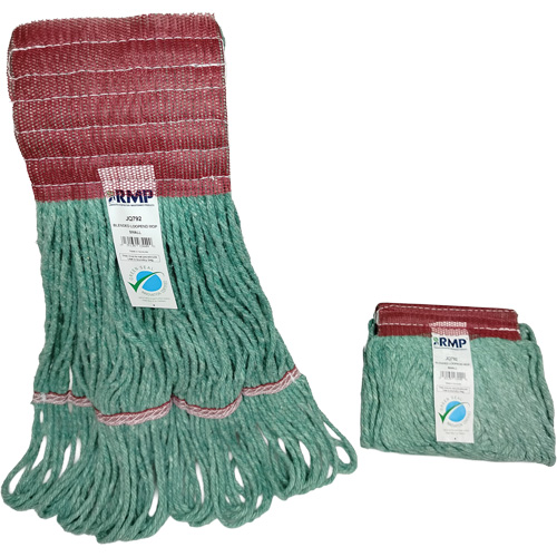 Wide-Band Mop Head, Antimicrobial/Floor Finishing/Specialty, Cotton/Rayon/Synthetic, Loop Style Infinity Industrial Services Inc.